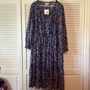 NWT Beach Lunch Lounge Bohemian Maxi Dress - XXL